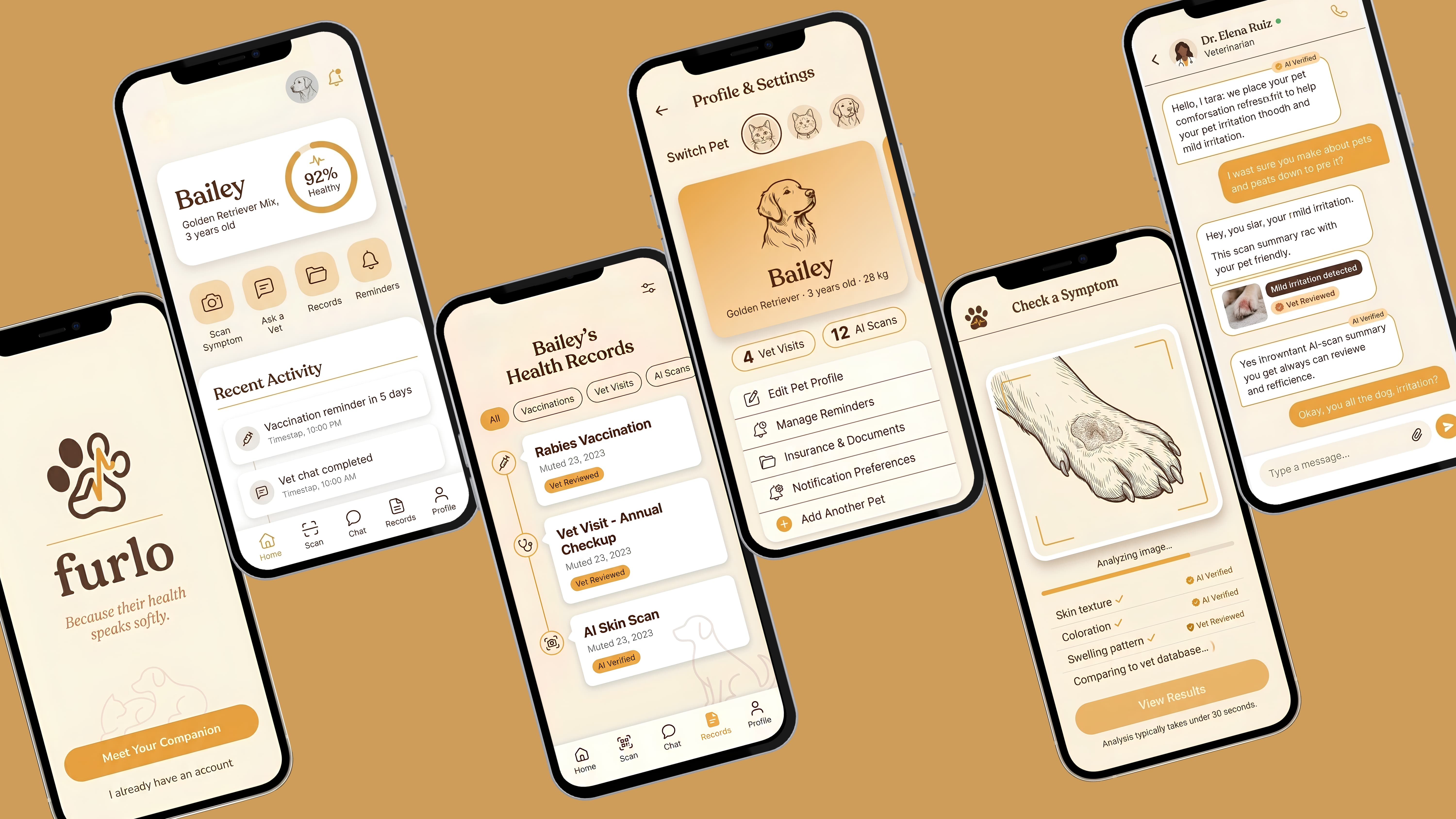 Bold landing page design