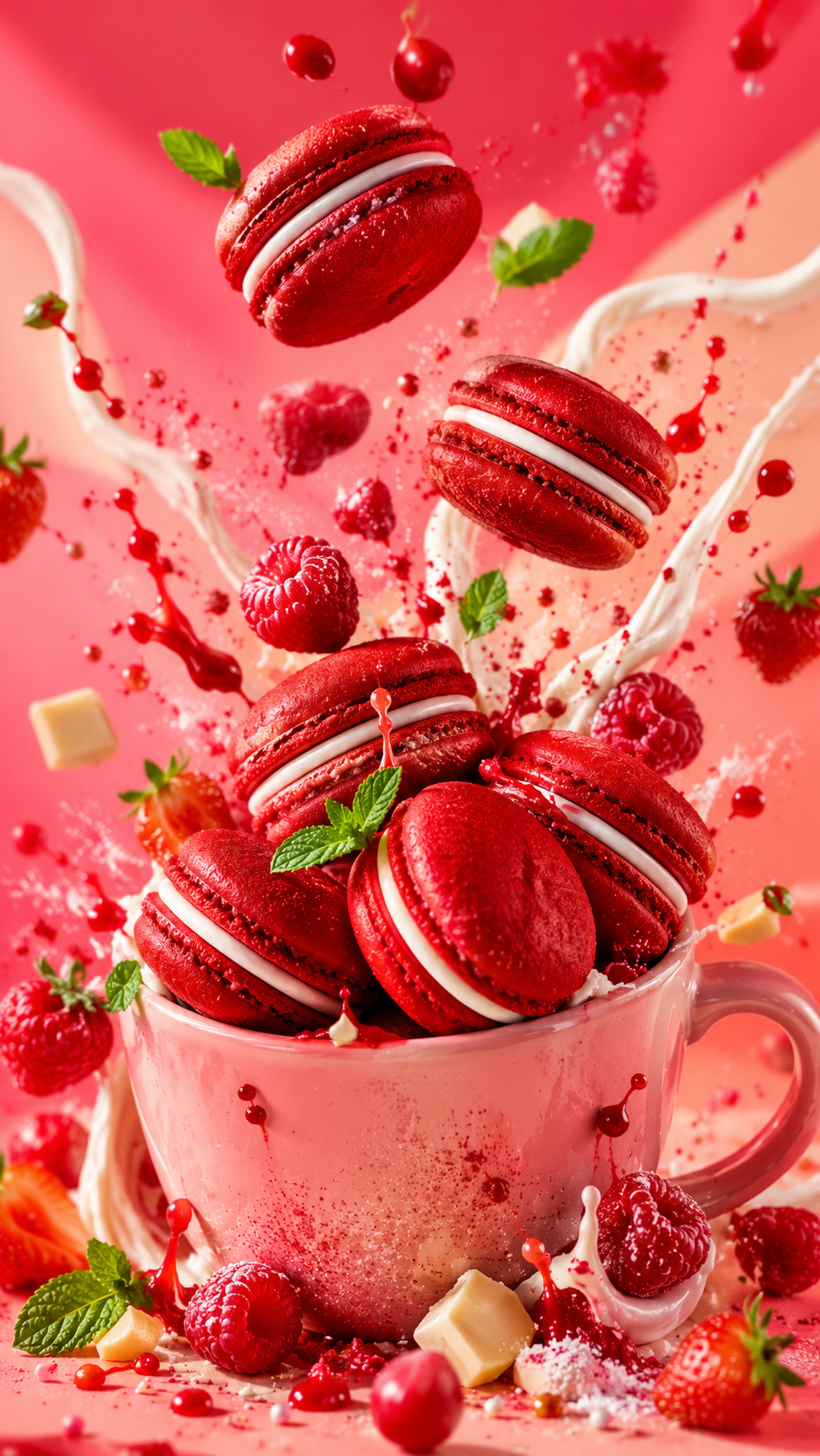 Macaron social campaign artwork