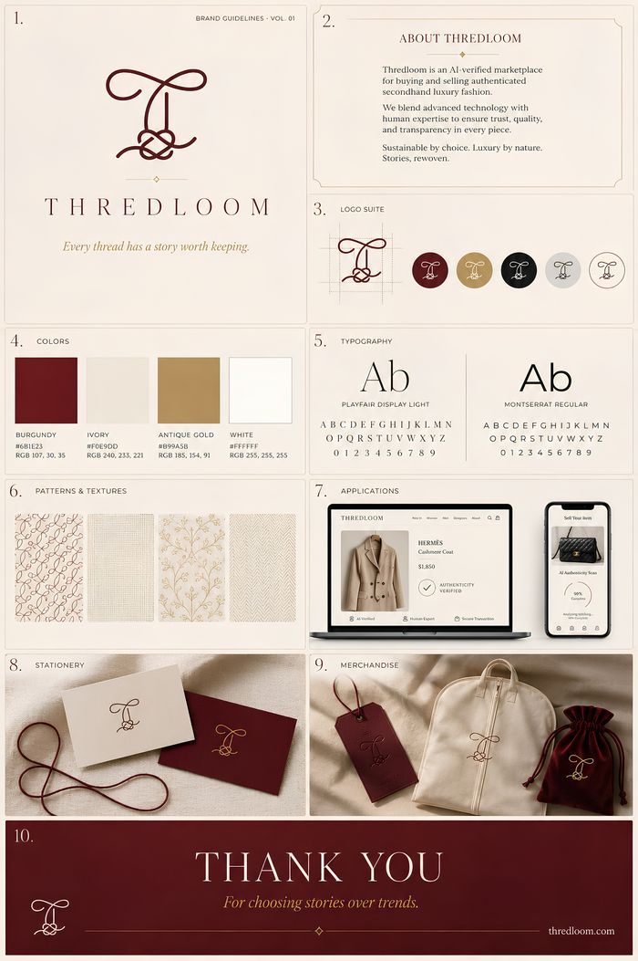 Thredloom brand identity